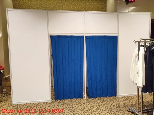 Jasa Sewa Fitting Room Pintu Sliding Murah Jakarta 