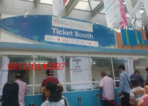 Jasa Sewa Tiket Box R8 Partisi Pameran 
